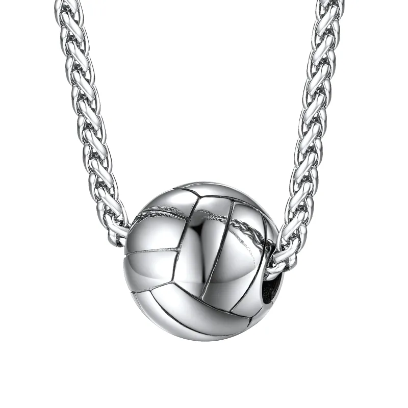 Sport Volleyball Necklace Pendant for Men Women sold by FaithHeart