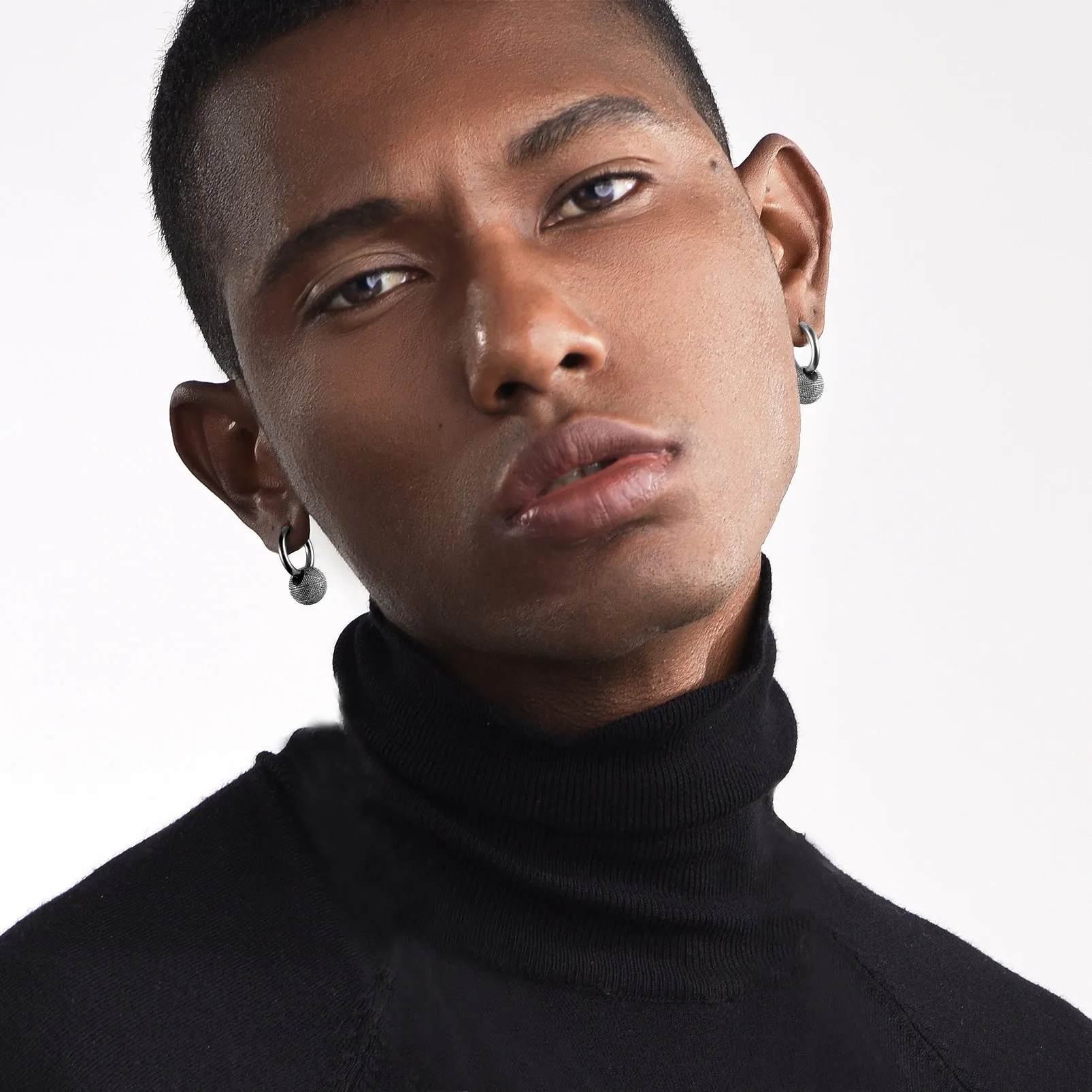 Basketball Dangle Hoop Earrings for Men Women sold by FaithHeart product image thumbnail 2