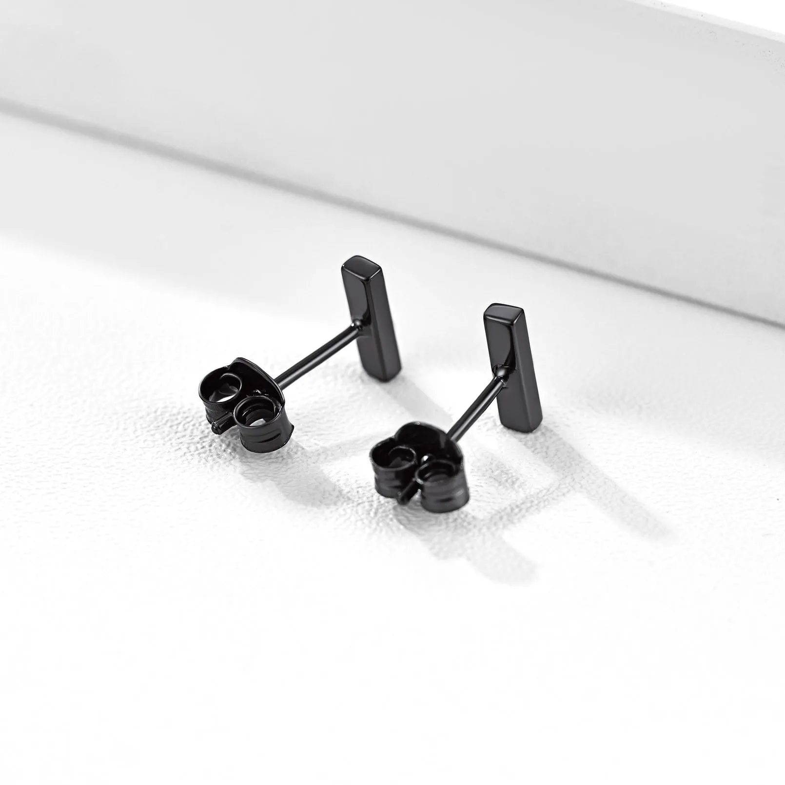 Sterling Silver Simple Bar Stud Earrings for Women sold by FaithHeart product image thumbnail 5