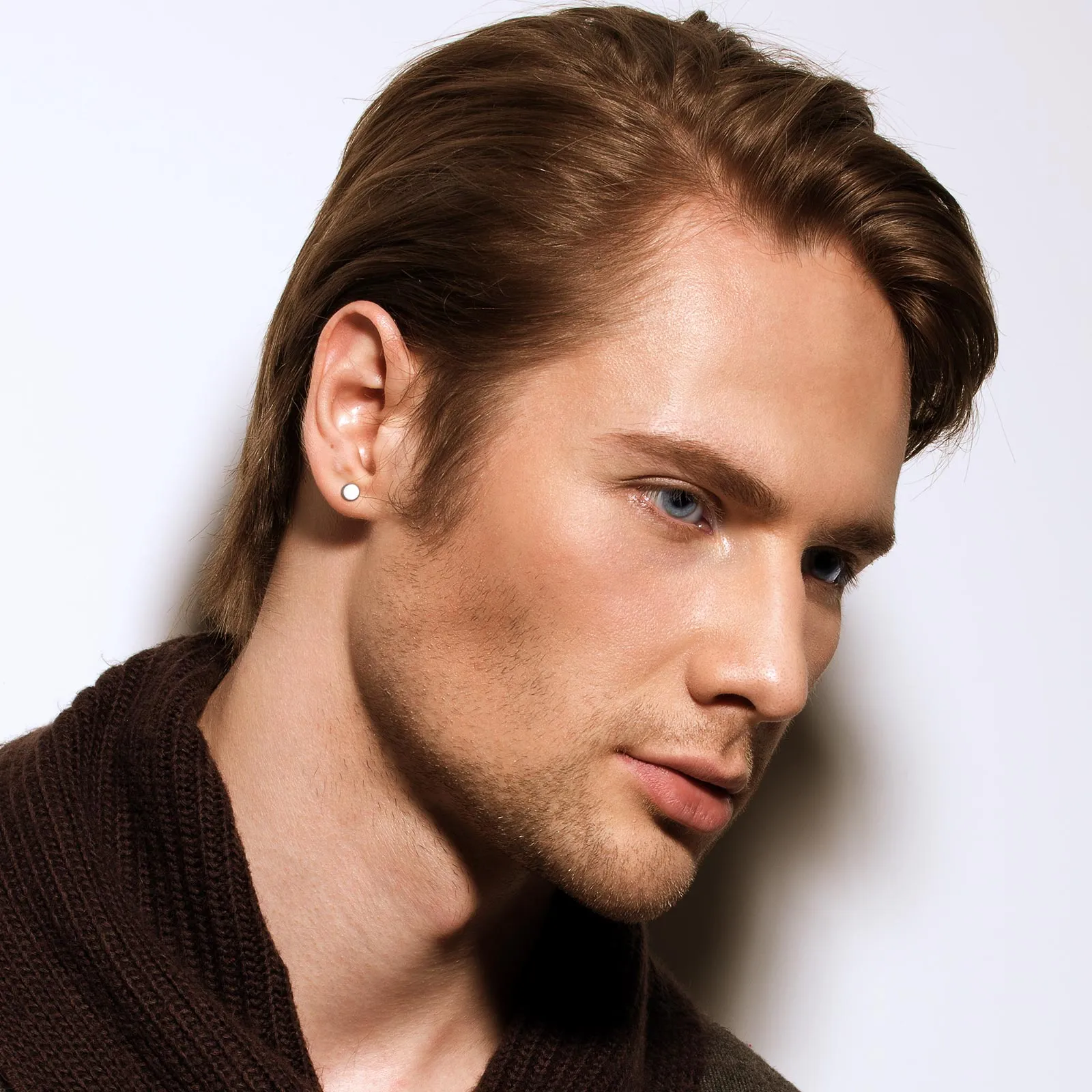 Sterling Silver Dot Stud Earrings for Women Men sold by FaithHeart product image thumbnail 3