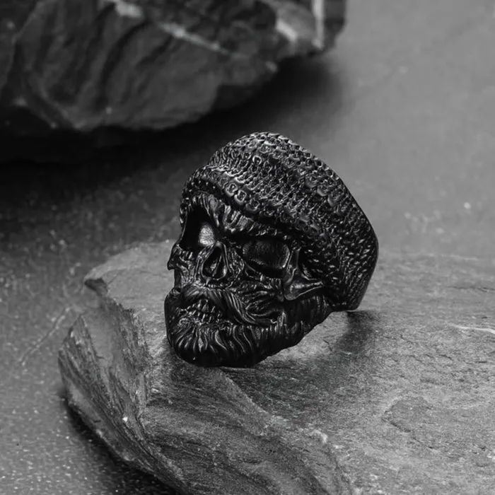 Skull Skeleton Stainless Steel Ring for Men sold by FaithHeart product image thumbnail 5