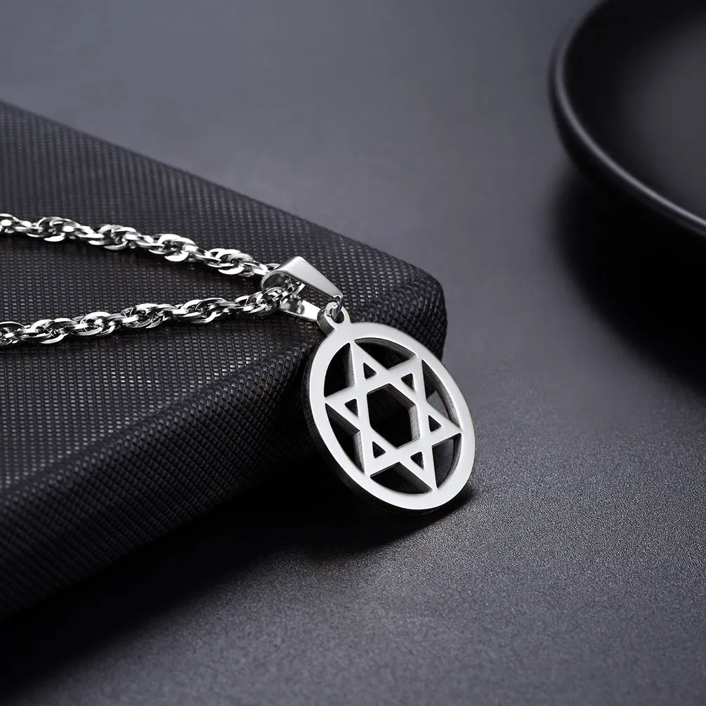 Jewish Star of David Pendant Necklace for Men Women sold by FaithHeart product image thumbnail 5