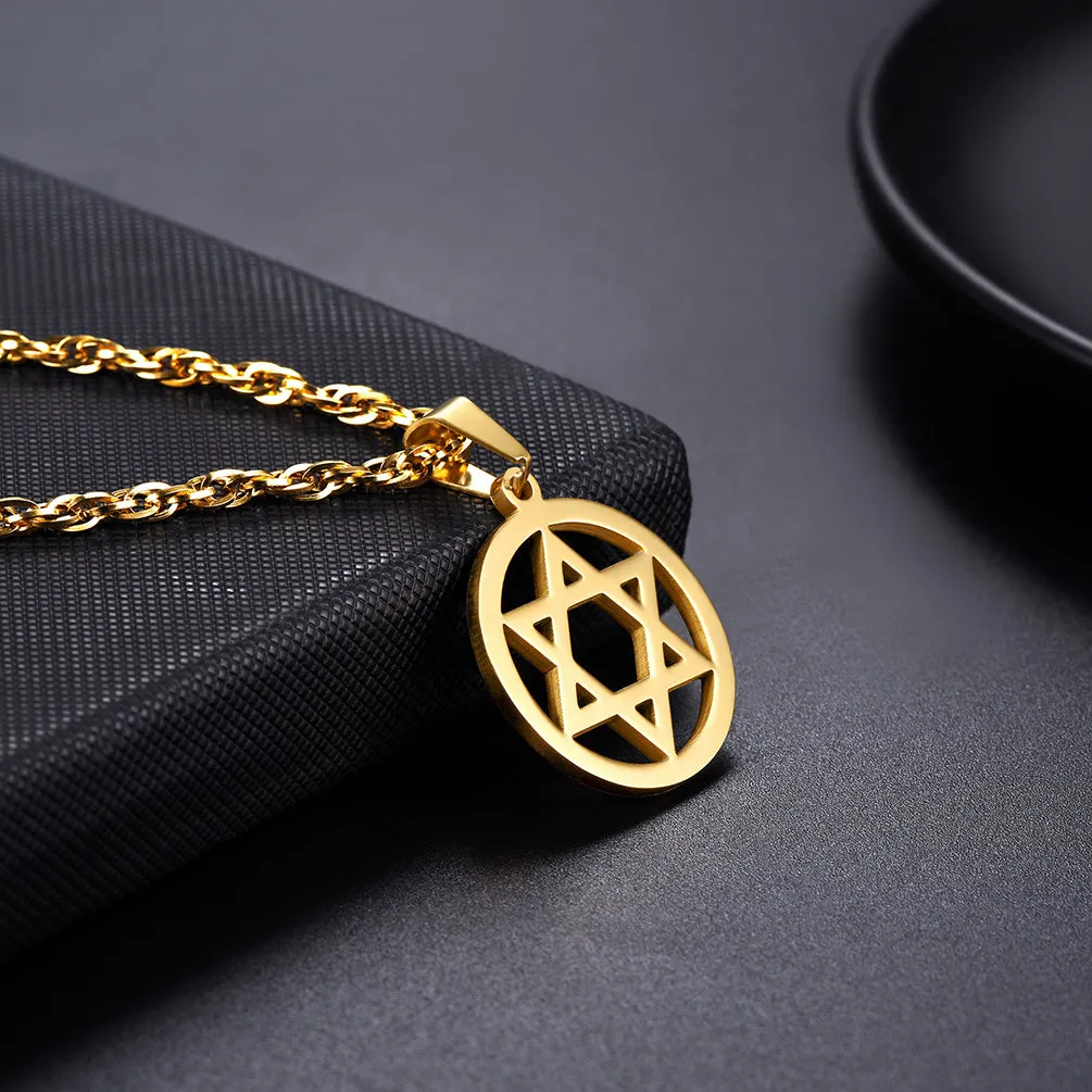 Jewish Star of David Pendant Necklace for Men Women sold by FaithHeart product image thumbnail 4