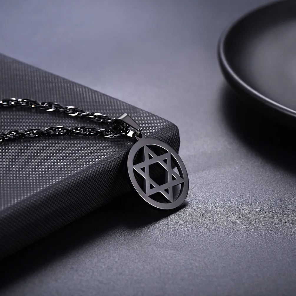 Jewish Star of David Pendant Necklace for Men Women sold by FaithHeart product image thumbnail 3