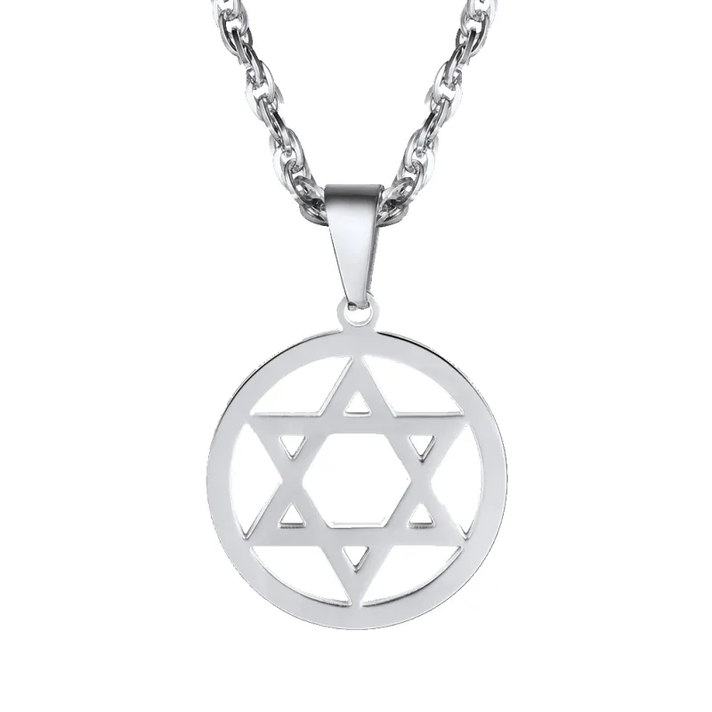 Jewish Star of David Pendant Necklace for Men Women sold by FaithHeart