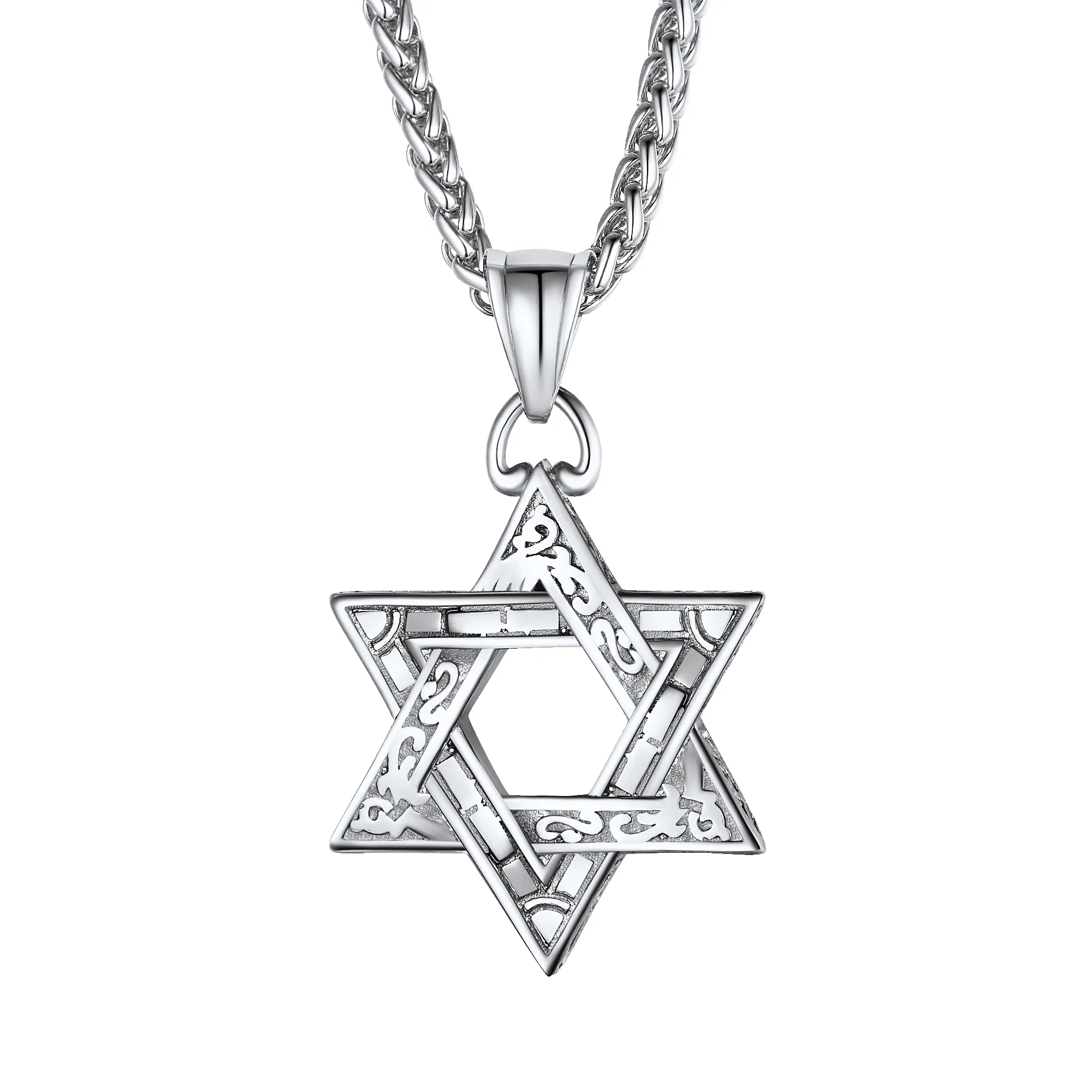 Vintage Star of David Pendant Necklace For Men/Women sold by FaithHeart