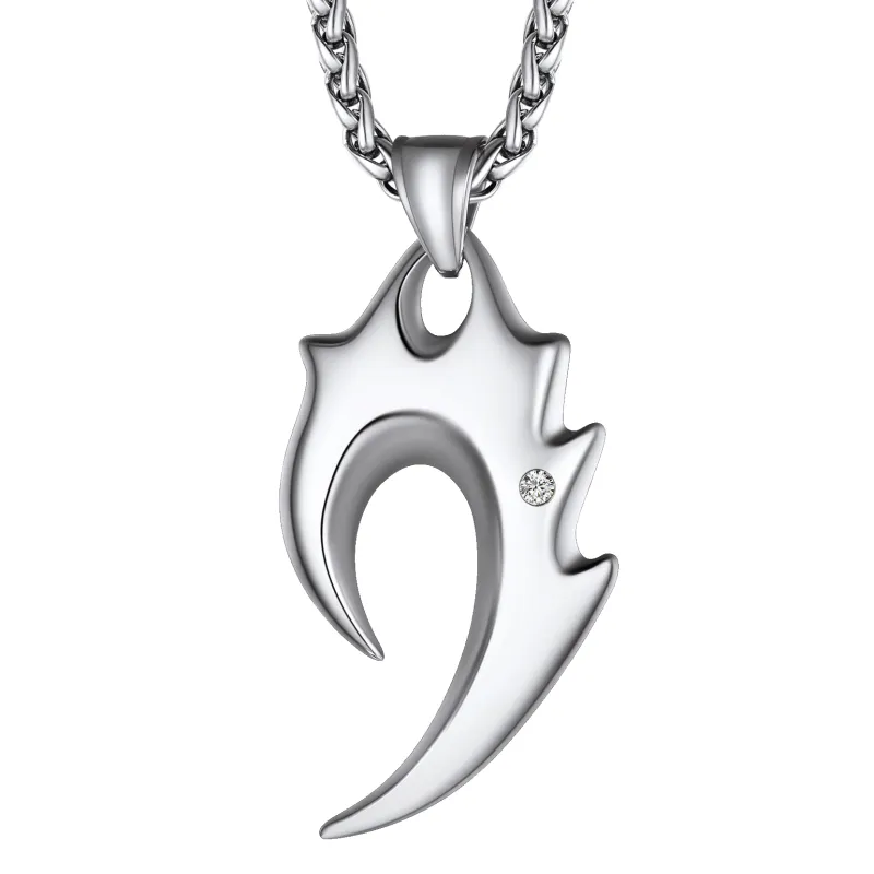 Spear Wolf Teeth Pendant Necklace for Men sold by FaithHeart