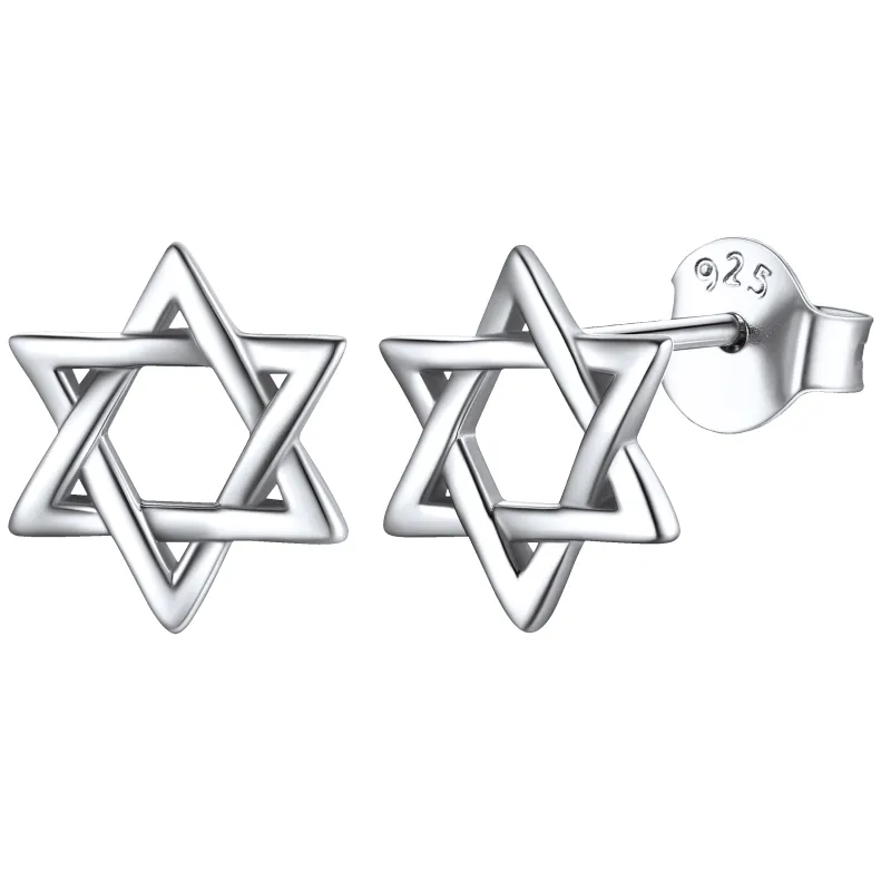 Jewish Star of David Stud Earrings for Women sold by FaithHeart