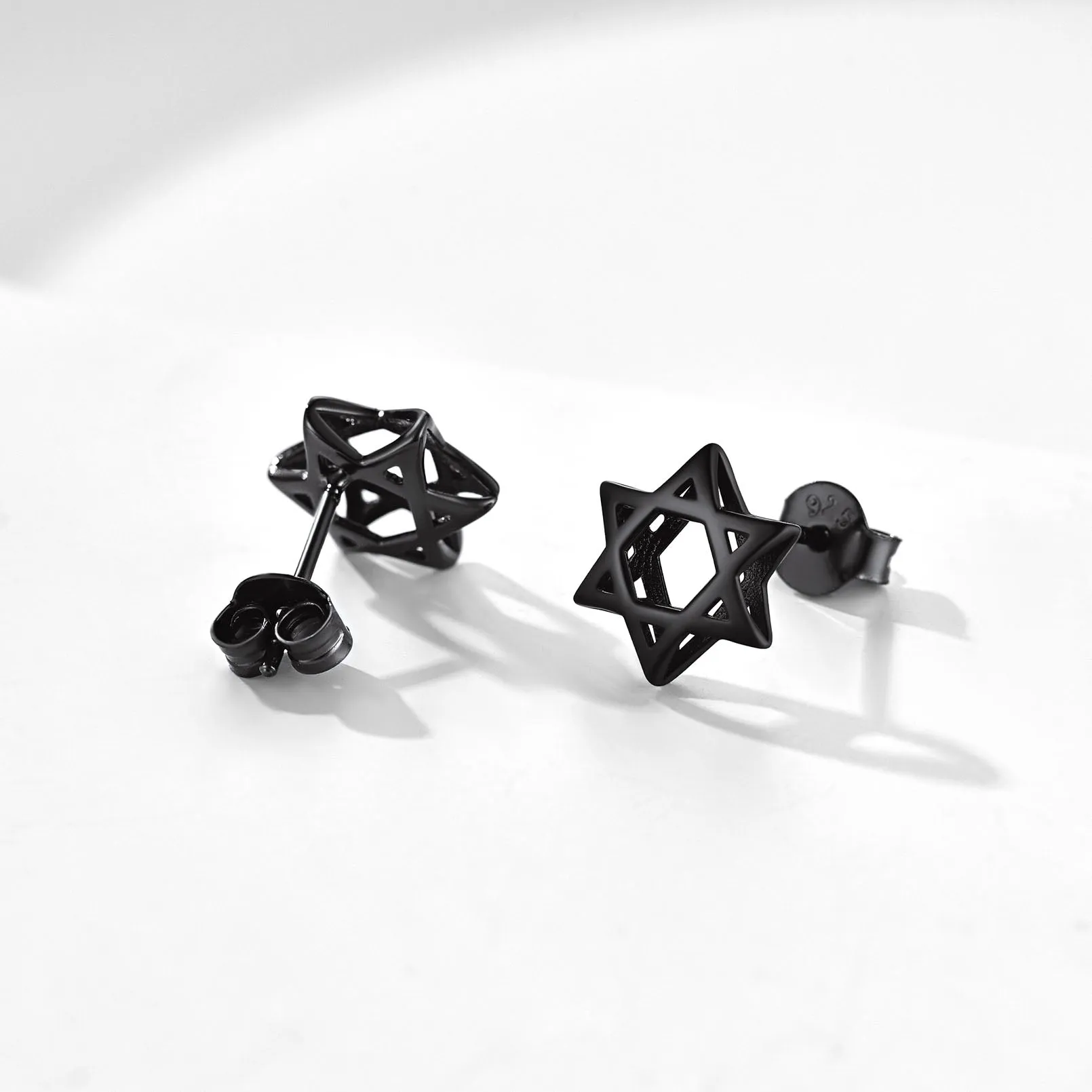 Jewish Star of David Stud Earrings for Women sold by FaithHeart product image thumbnail 5