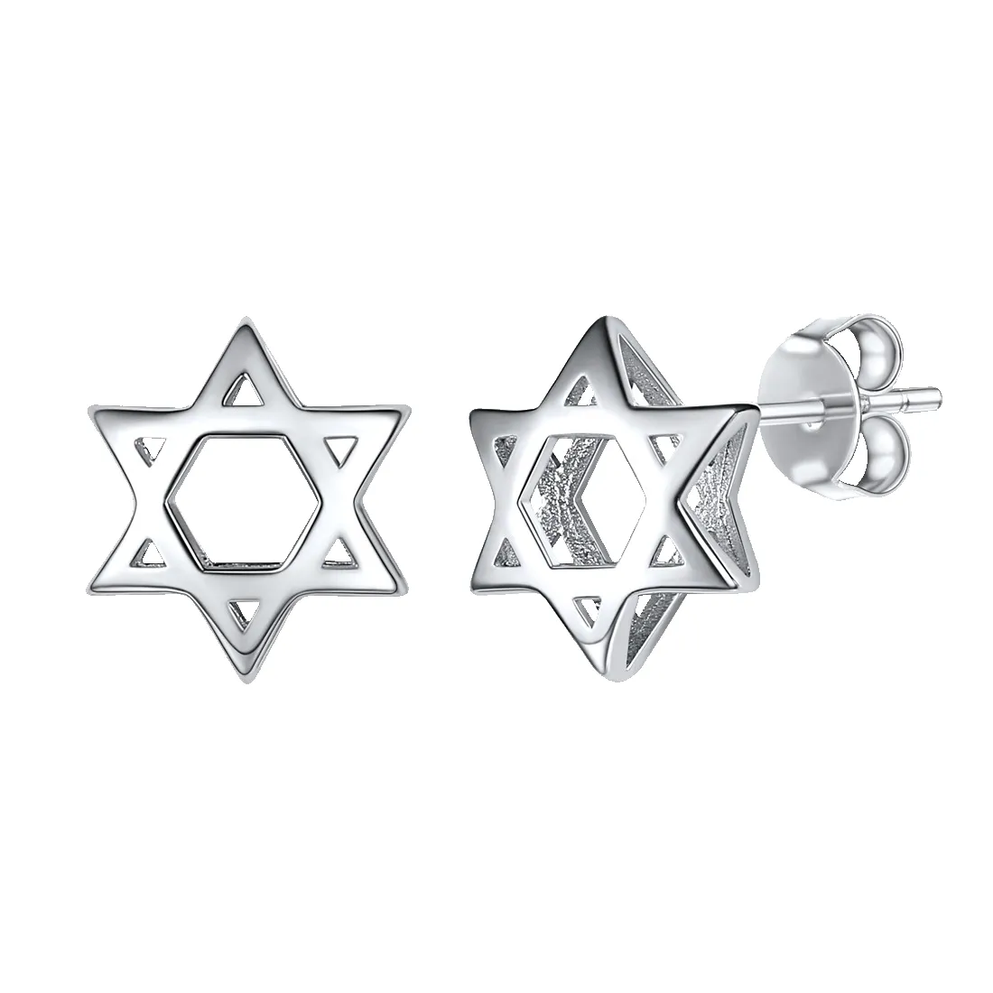 Jewish Star of David Stud Earrings for Women sold by FaithHeart