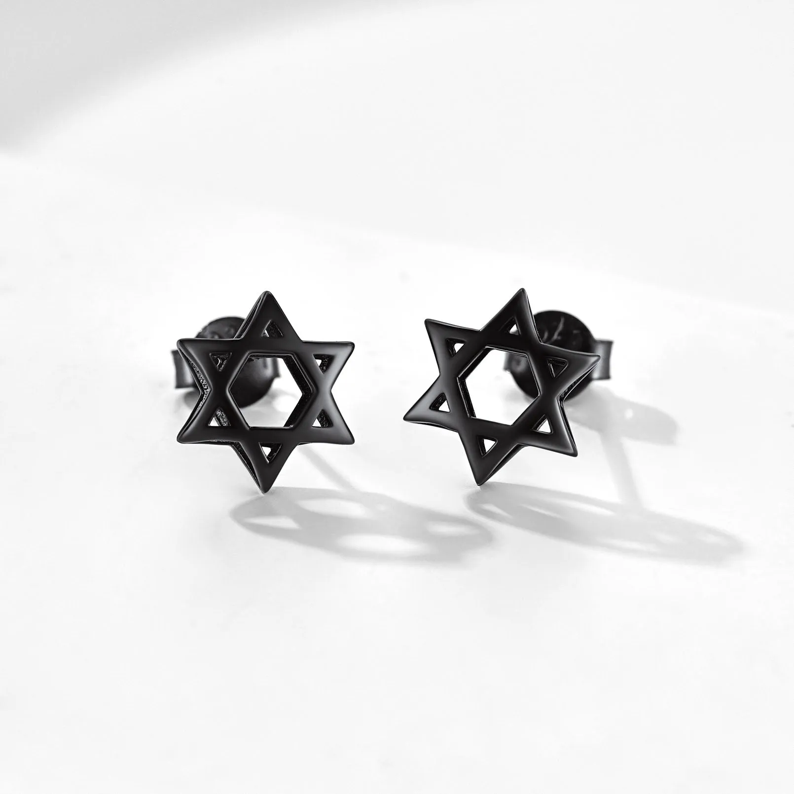 Jewish Star of David Stud Earrings for Women sold by FaithHeart product image thumbnail 3