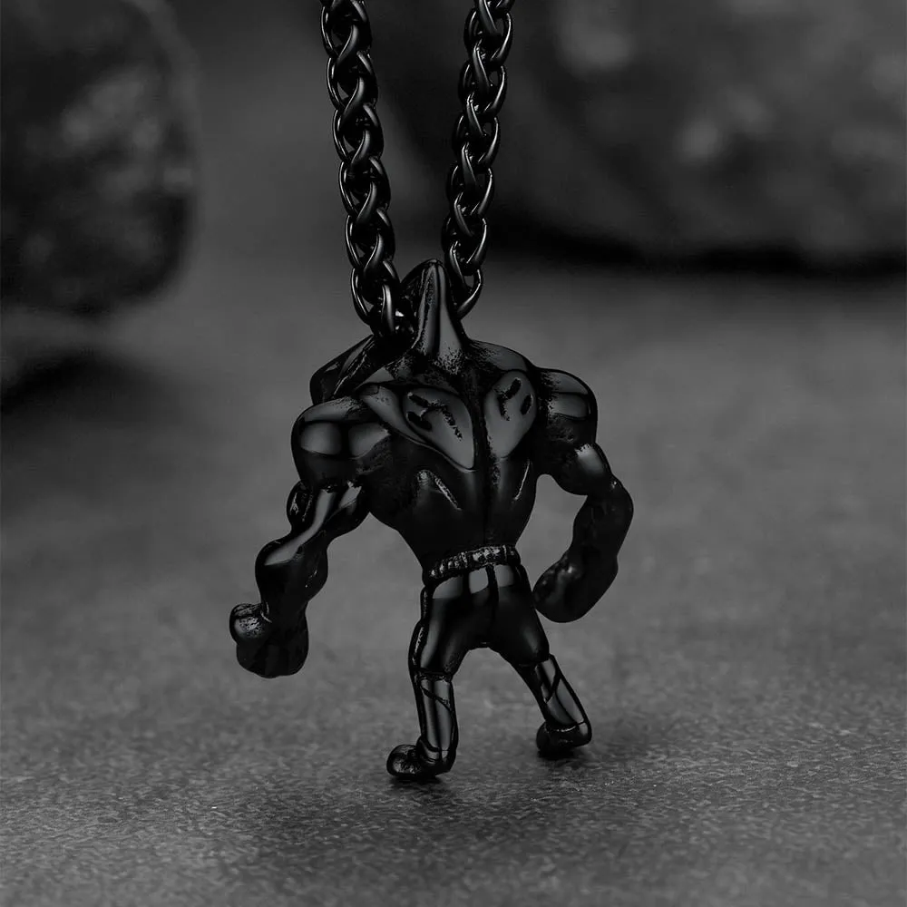 Punk Masculine Shark Necklace in Stainless Steel sold by FaithHeart product image thumbnail 5