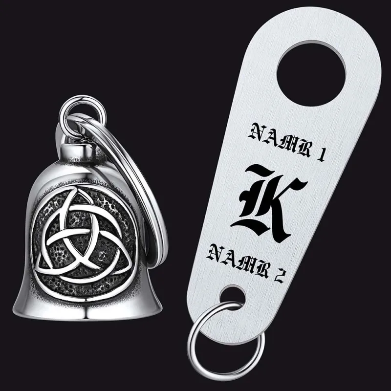 Custom Biker Celtic Trinity Knot Guardian Bell for Motorcycles sold by FaithHeart
