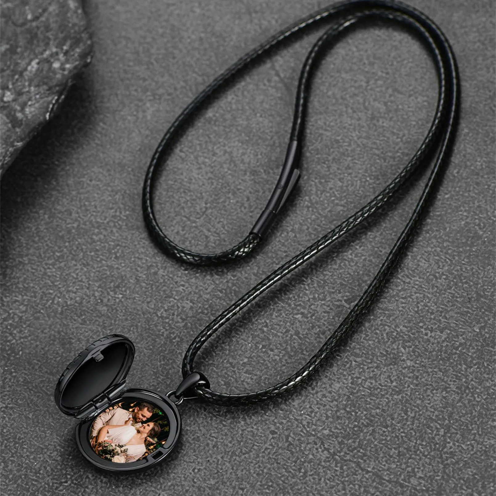 Custom Viking Wolf Locket Necklace with Picture Inside sold by FaithHeart product image thumbnail 5