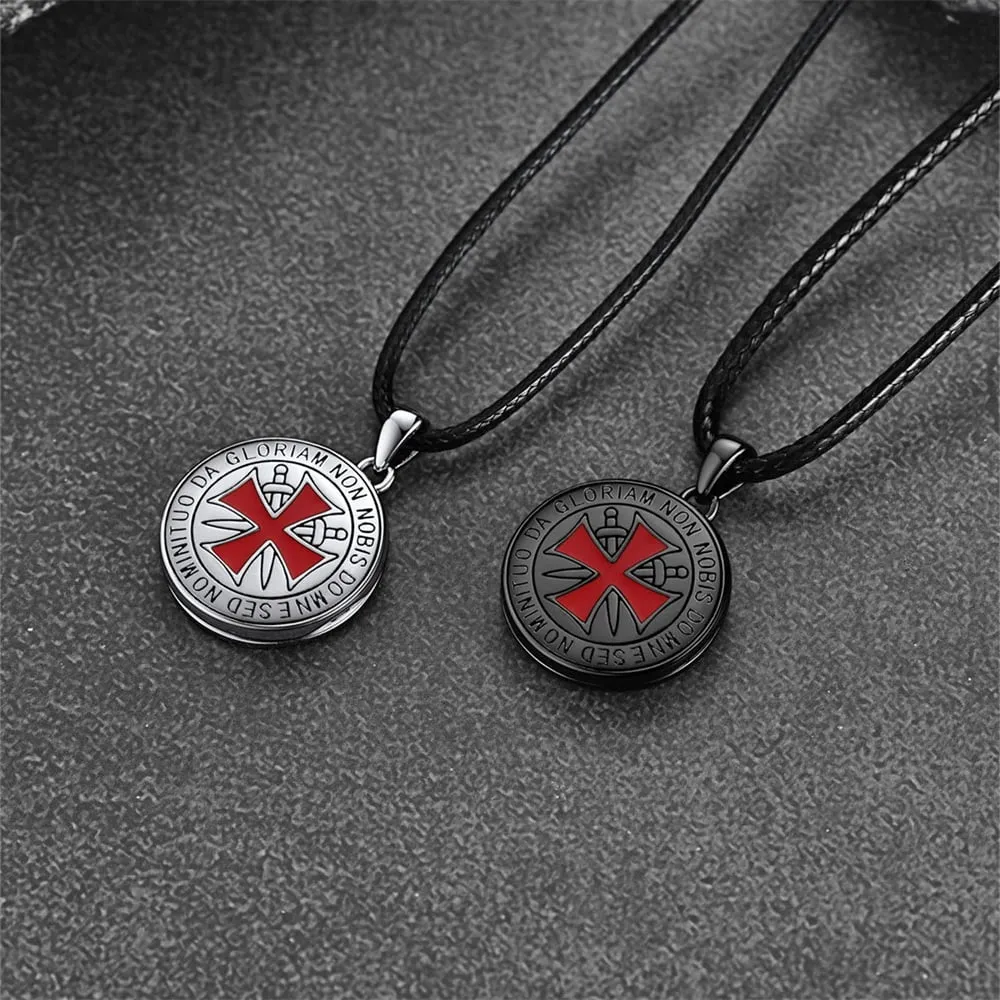 Custom Knights Templar Cross Photo Locket Necklace with Picture sold by FaithHeart product image thumbnail 3