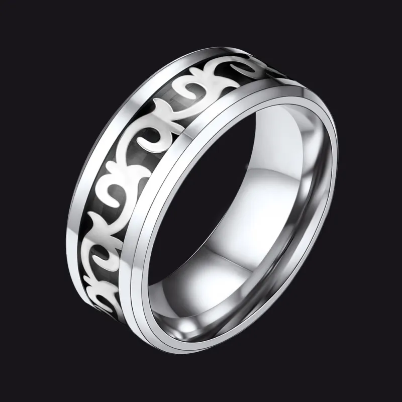 Celtic Band Ring For Men Stainless Steel sold by FaithHeart