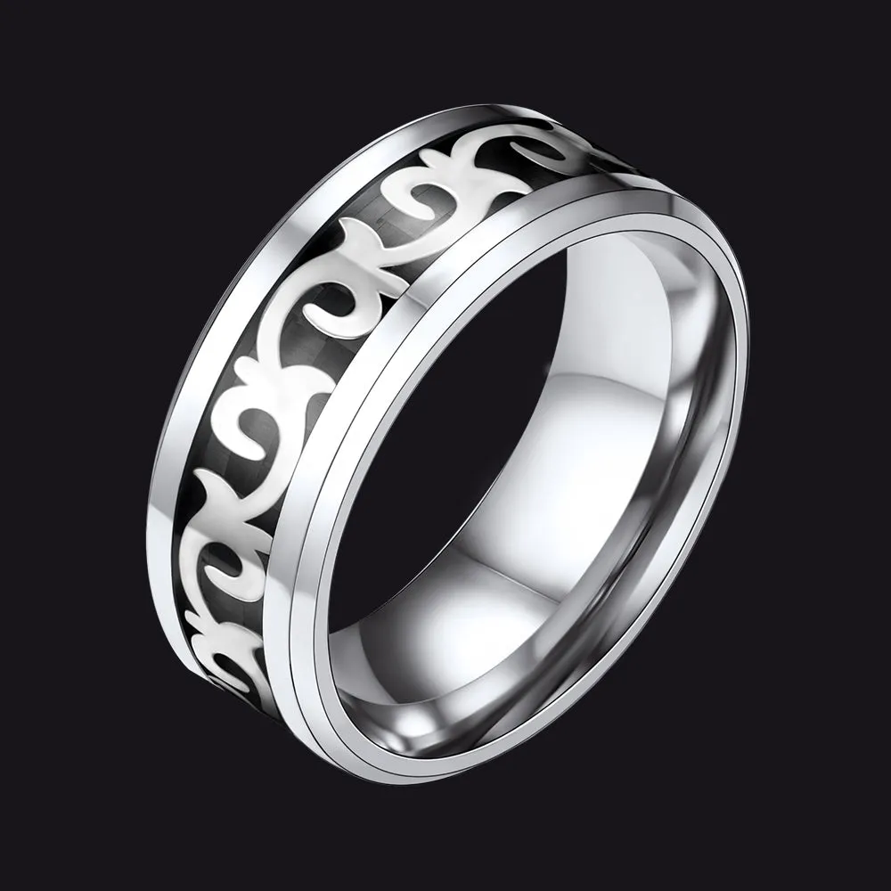 Celtic Band Ring For Men Stainless Steel sold by FaithHeart