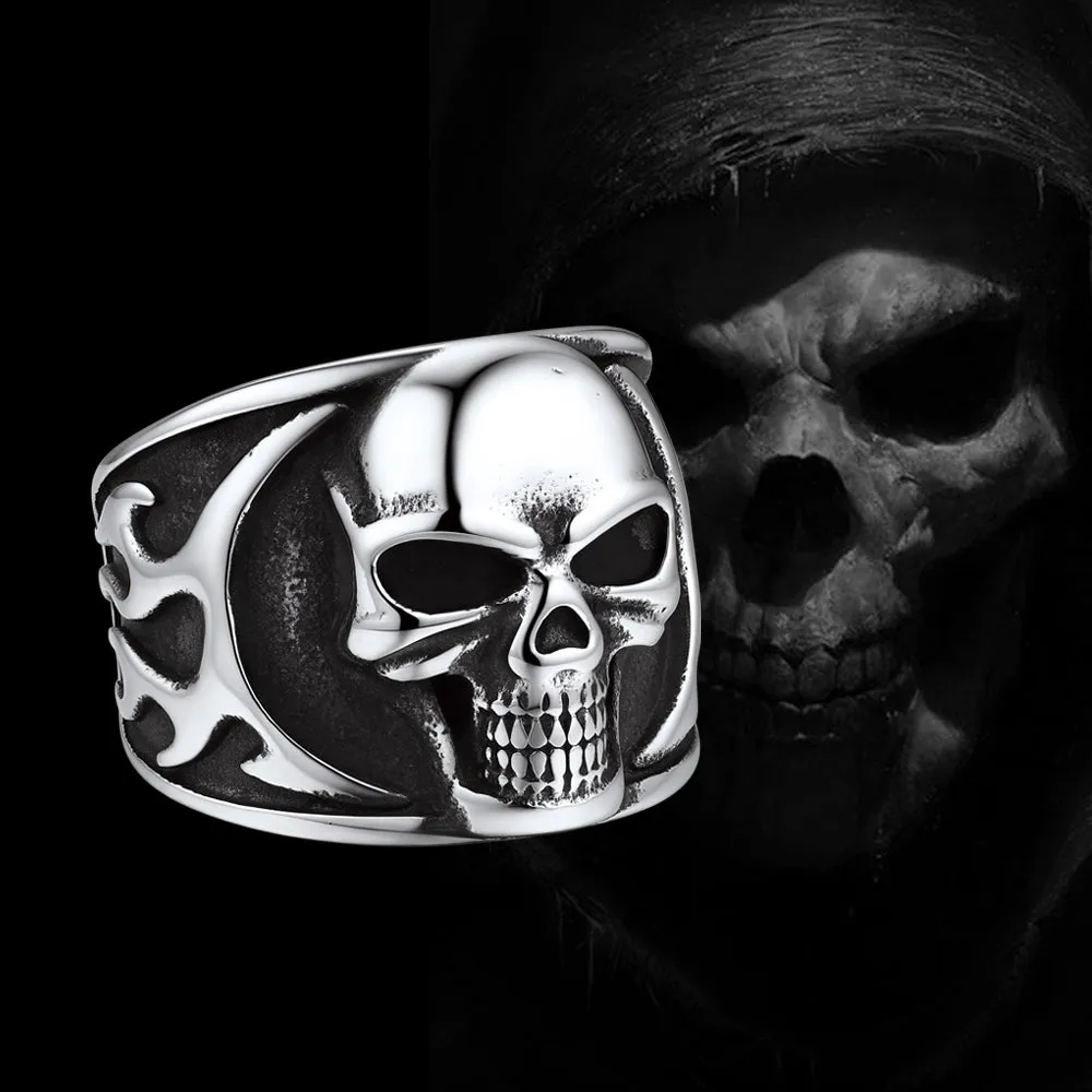 Gothic Frame Skull Ring Stainless Steel Ring for Men sold by FaithHeart product image thumbnail 5