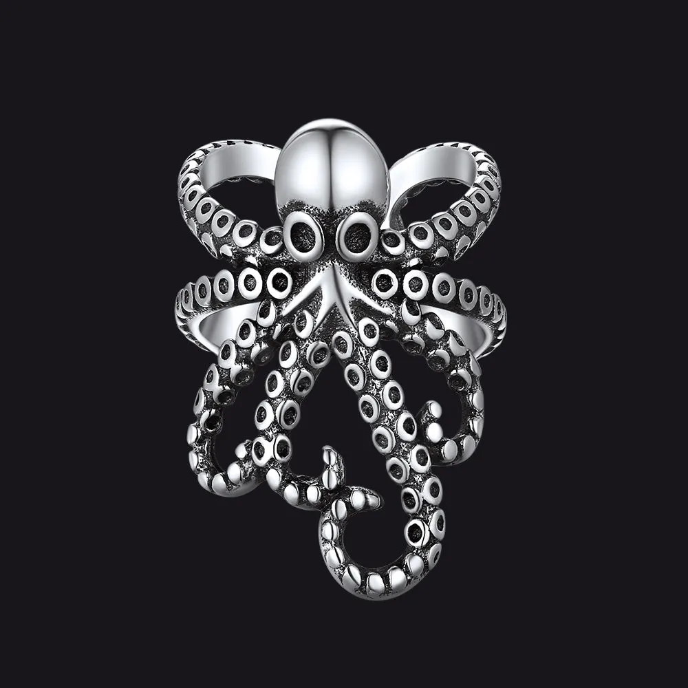 Sterling Silver Octopus Ear Cuff Earring for Men 1PC sold by FaithHeart