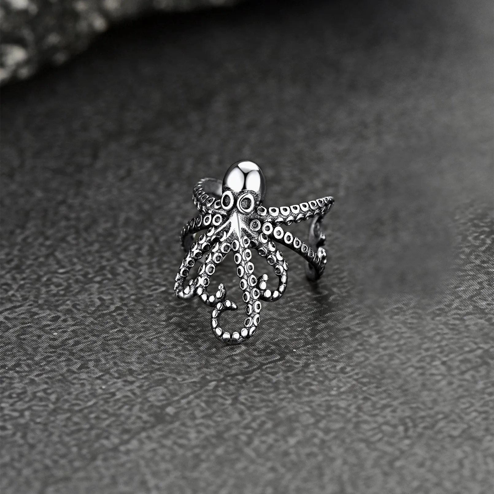 Sterling Silver Octopus Ear Cuff Earring for Men 1PC sold by FaithHeart product image thumbnail 5