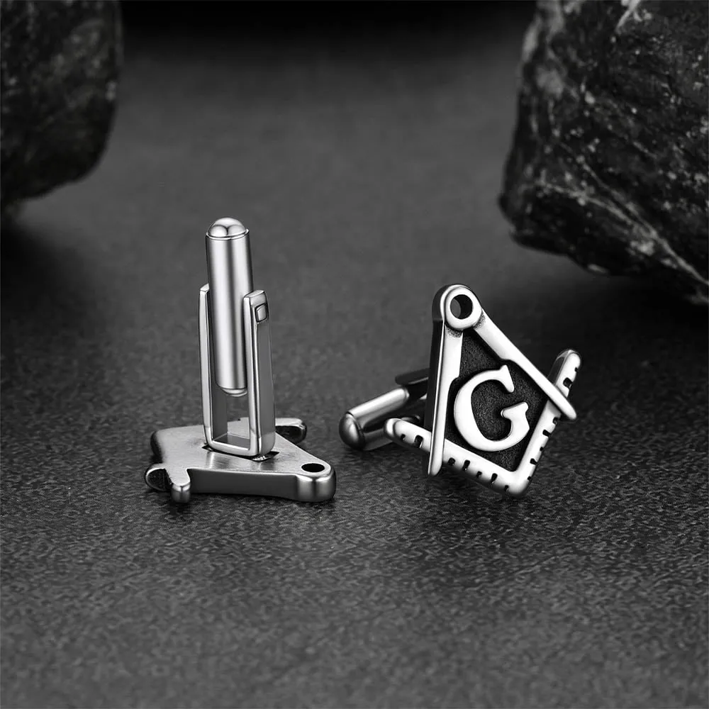 Masoinc Freemason Cufflinks For Men sold by FaithHeart product image thumbnail 5