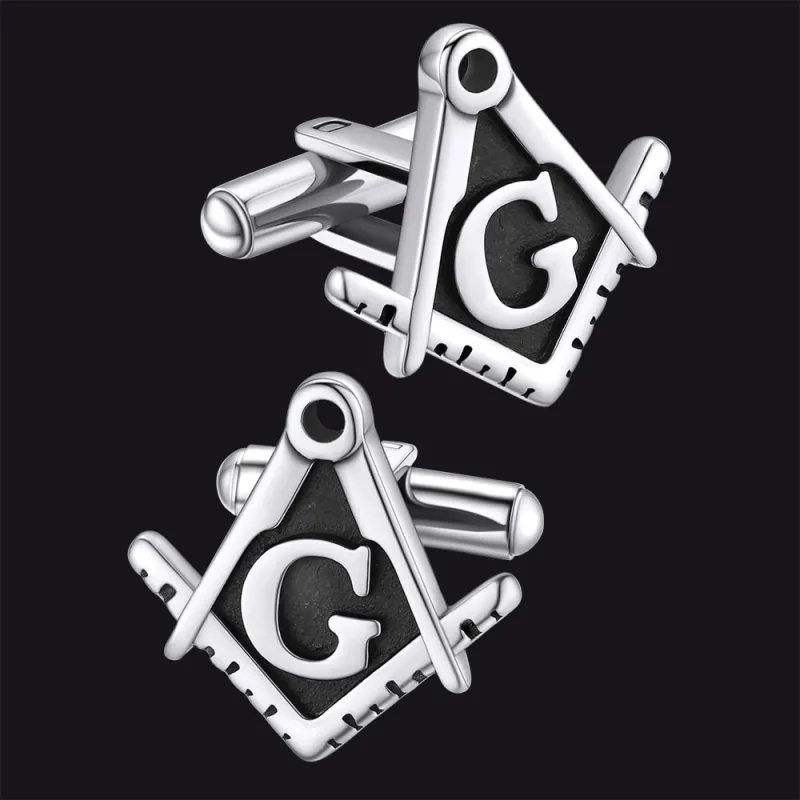 Masoinc Freemason Cufflinks For Men sold by FaithHeart