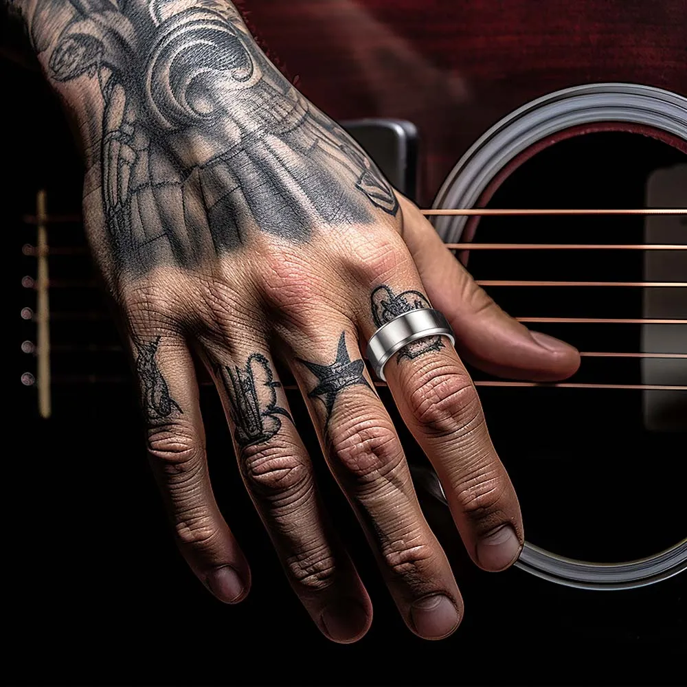 Beveled Edge Basic Wedding Tungsten Carbide Band Ring for Men sold by FaithHeart product image thumbnail 2