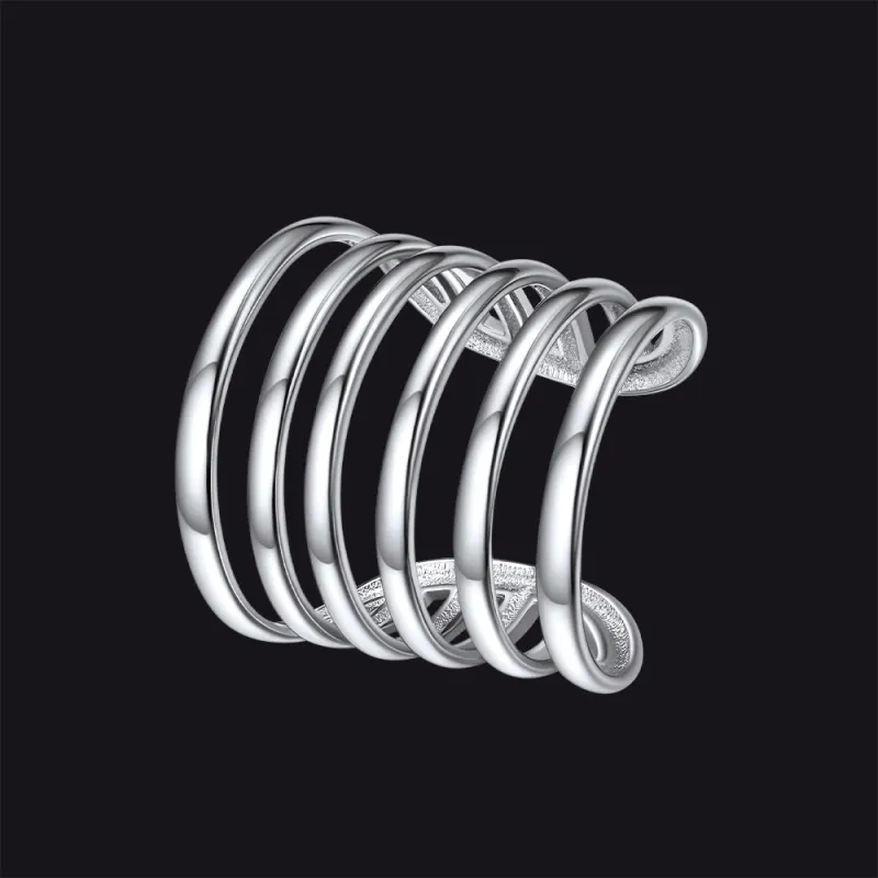 925 Sterling Silver Ear Clip Cuff Cartilage Wrap Earrings 1PC sold by FaithHeart