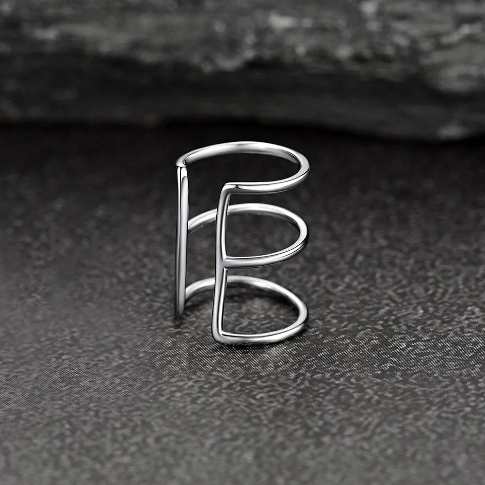 Sterling Silver Cartilage Ear Cuff Wrap Earrings 1PC sold by FaithHeart product image thumbnail 4