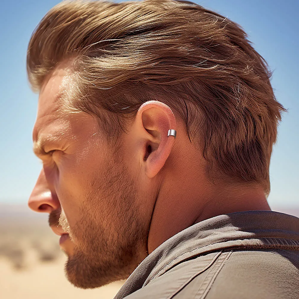 925 Sterling Silver Cartilage Ear Cuff Earrings 1PC sold by FaithHeart product image thumbnail 2