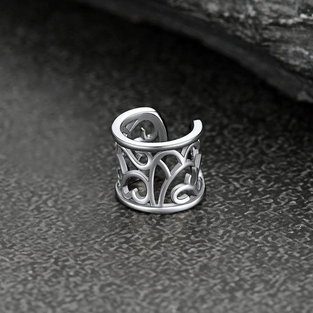 Celtic Knot 925 Sterling Silver Cartilage Ear Cuff sold by FaithHeart product image thumbnail 3