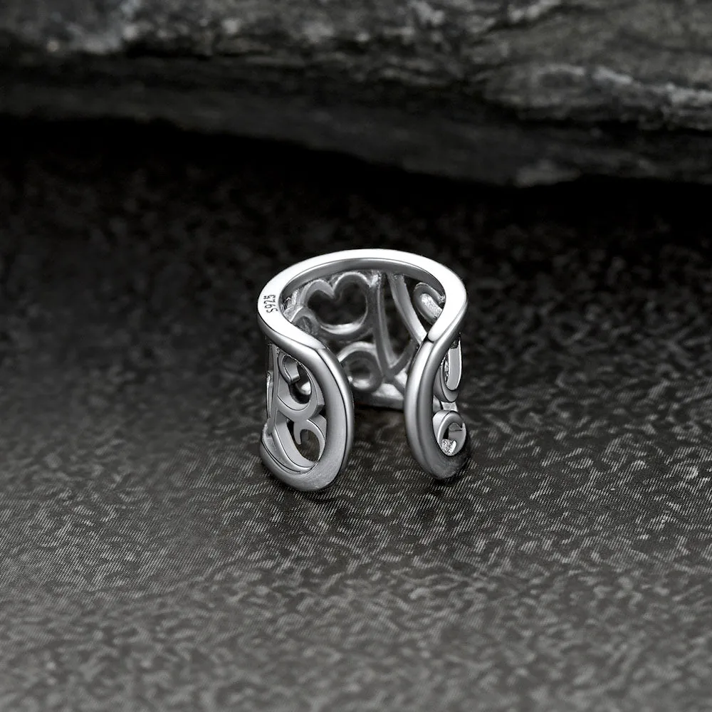 Celtic Knot 925 Sterling Silver Cartilage Ear Cuff sold by FaithHeart product image thumbnail 4