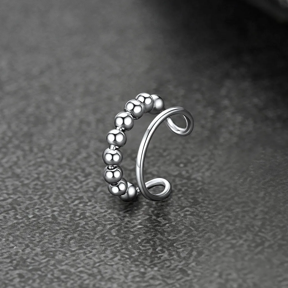 925 Sterling Silver Cartilage Ear Cuff 1PC sold by FaithHeart product image thumbnail 4