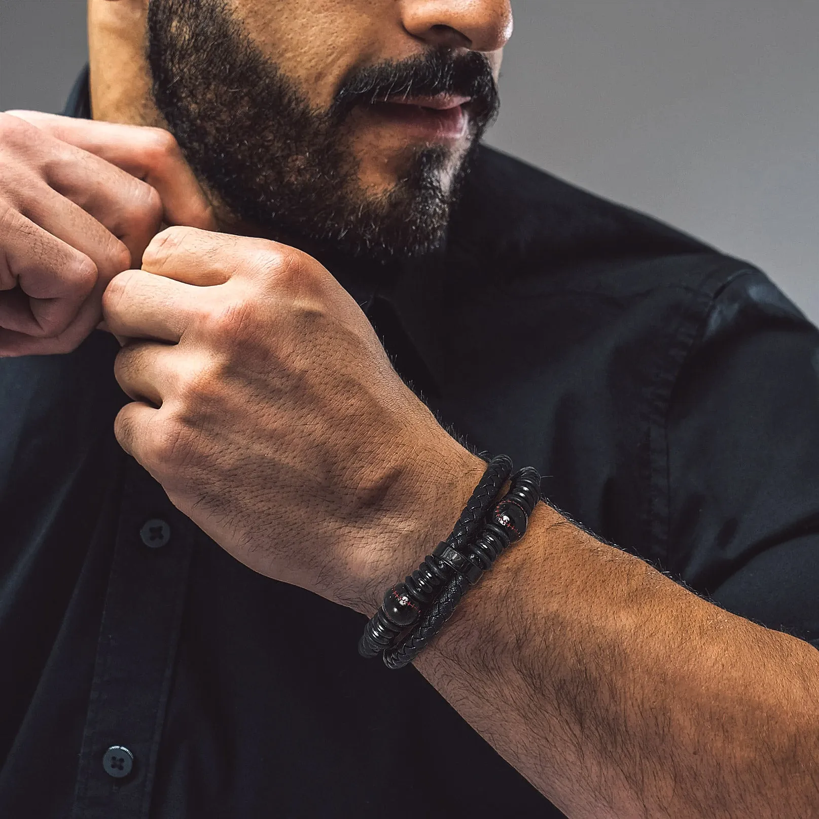 Sport Baseball Leather Cuff Bracelet Braided for Men sold by FaithHeart product image thumbnail 3