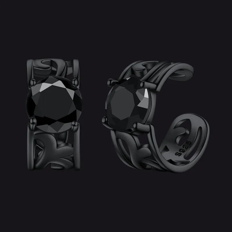 Celtic Birthstone Ear Cuffs Earrings in 925 Sterling Silver sold by FaithHeart