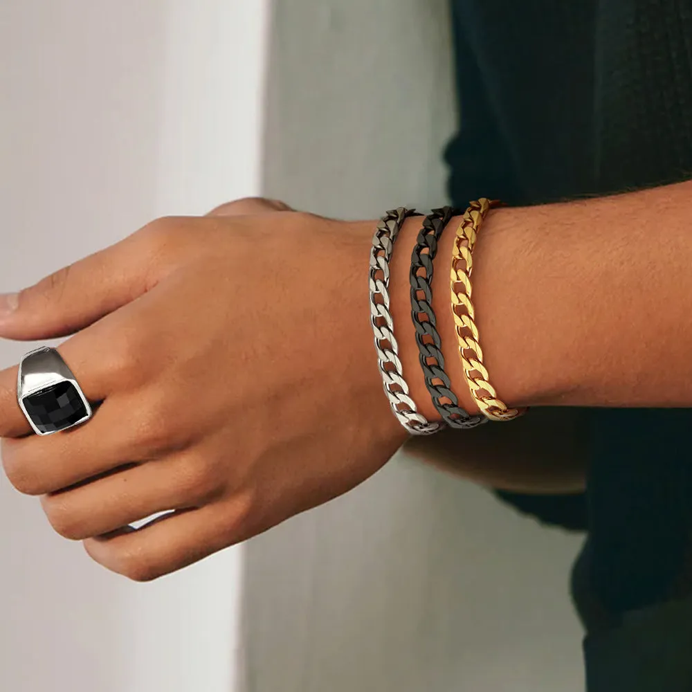 Cuban Link Chain Bracelet For Men sold by FaithHeart product image thumbnail 5