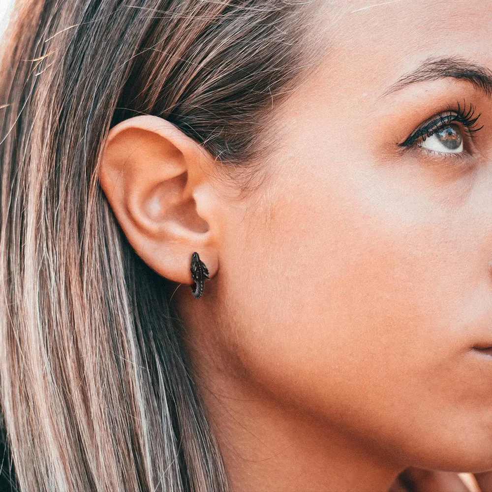 Punk Small Dragon Hoop Earrings for Men Women sold by FaithHeart product image thumbnail 4