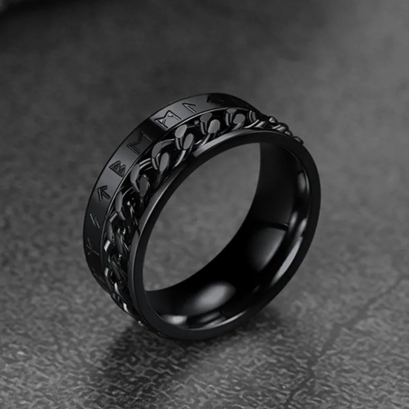 Viking Spinner Fidget Anxiety Ring for Men Women sold by FaithHeart product image thumbnail 5