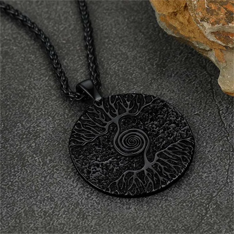 Viking Tree of Life Pendant Necklace for Men sold by FaithHeart product image thumbnail 5