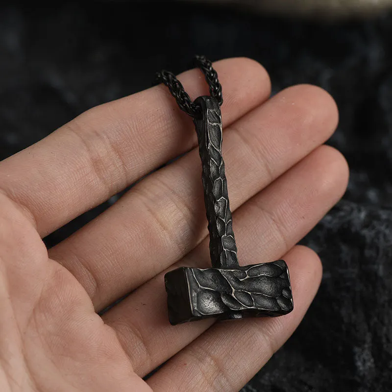 Viking Mjolnir Thor's Hammer Necklace For Men sold by FaithHeart product image thumbnail 5