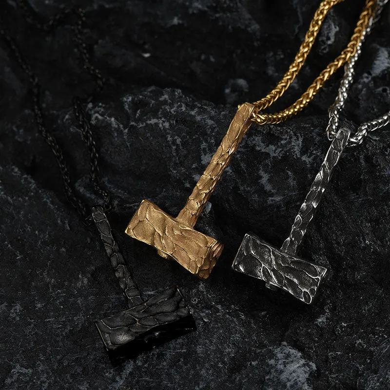 Viking Mjolnir Thor's Hammer Necklace For Men sold by FaithHeart product image thumbnail 2