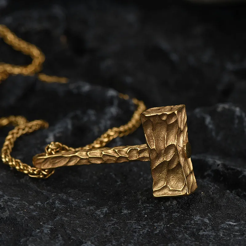 Viking Mjolnir Thor's Hammer Necklace For Men sold by FaithHeart product image thumbnail 4