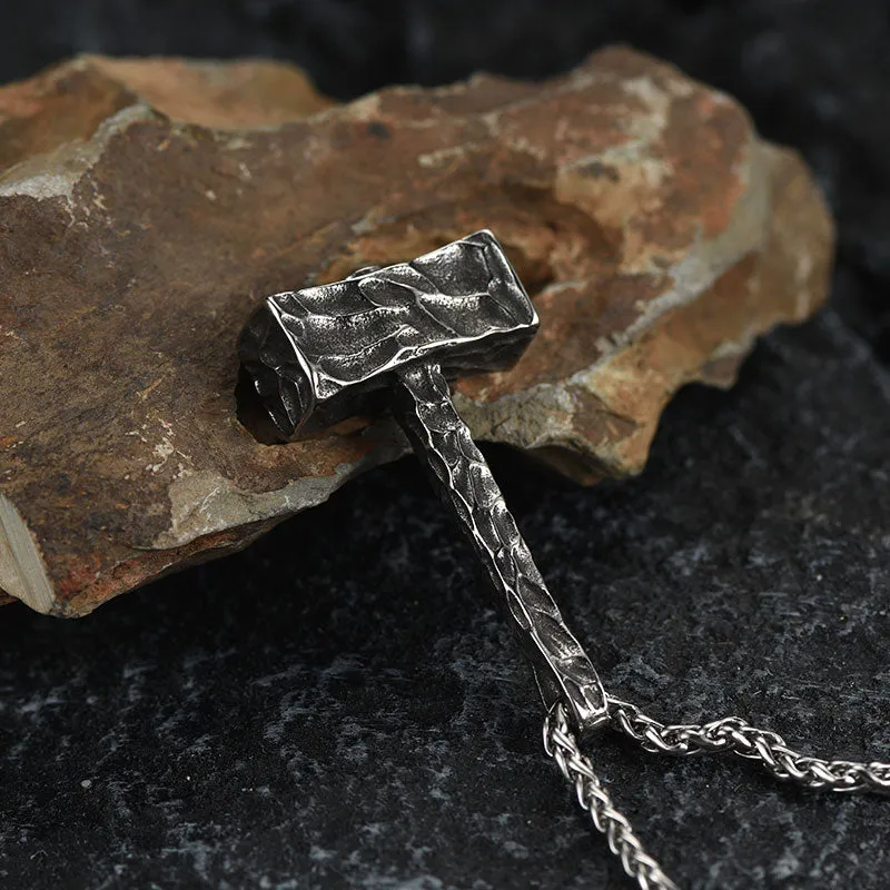 Viking Mjolnir Thor's Hammer Necklace For Men sold by FaithHeart product image thumbnail 3