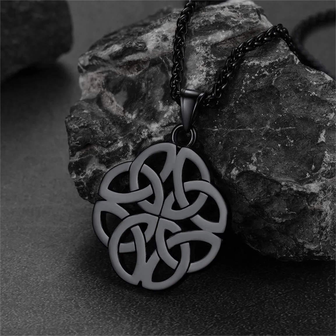 Irish Celtic Knot Necklace For Men sold by FaithHeart product image thumbnail 5
