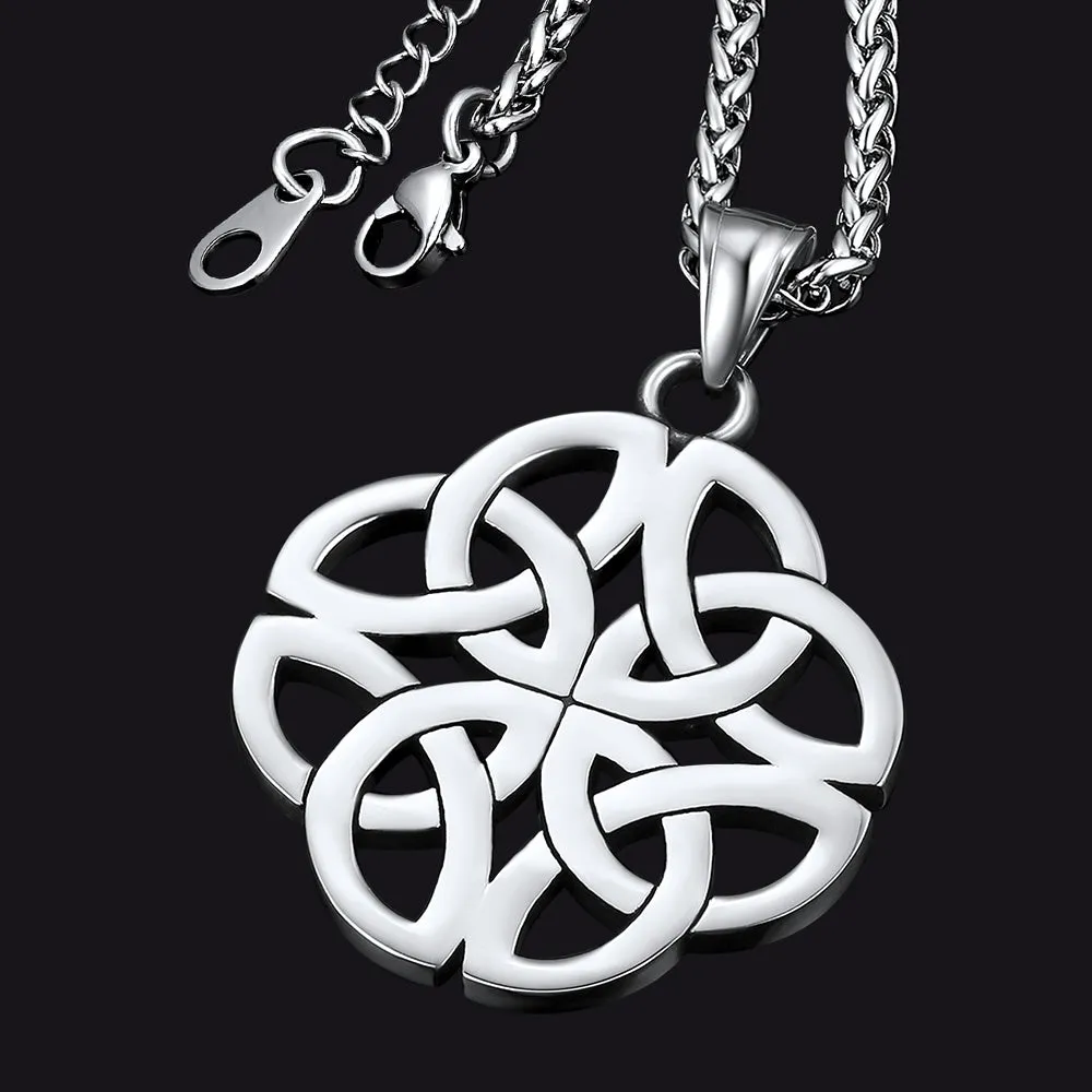 Irish Celtic Knot Necklace For Men sold by FaithHeart