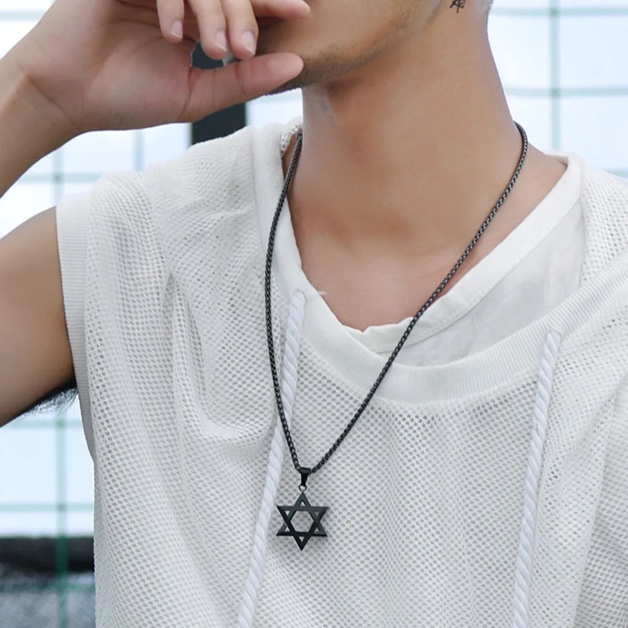 Jewish Magen Star of David Necklace for Men Women sold by FaithHeart product image thumbnail 4
