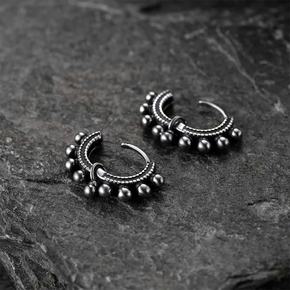 Sterling Silver Cartilage Huggie Hoop Earrings For Men sold by FaithHeart product image thumbnail 5