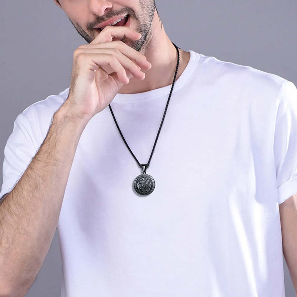 Catholic St. Michael Necklace Medal for Men sold by FaithHeart product image thumbnail 2