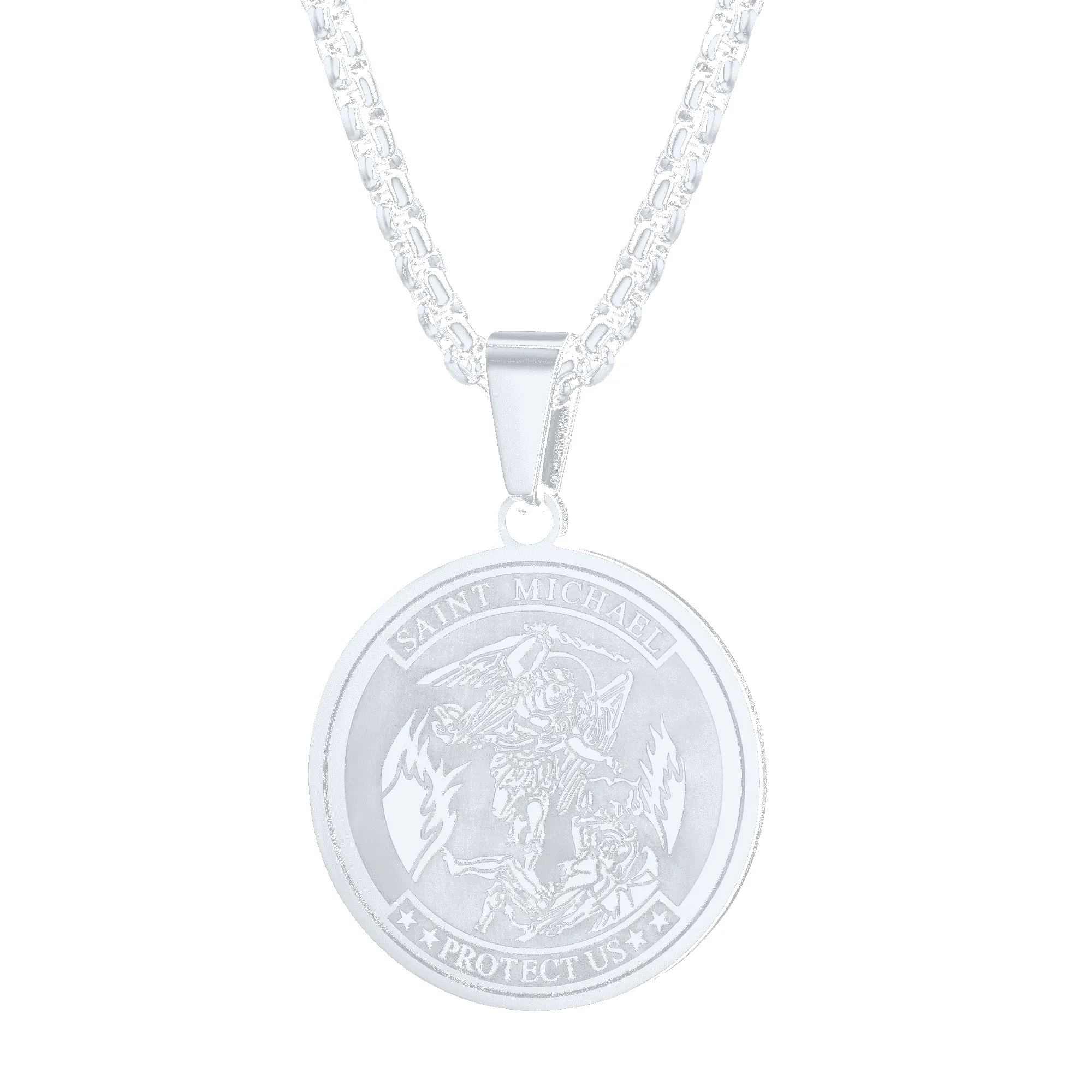 Catholic St. Michael Necklace Medal for Men sold by FaithHeart