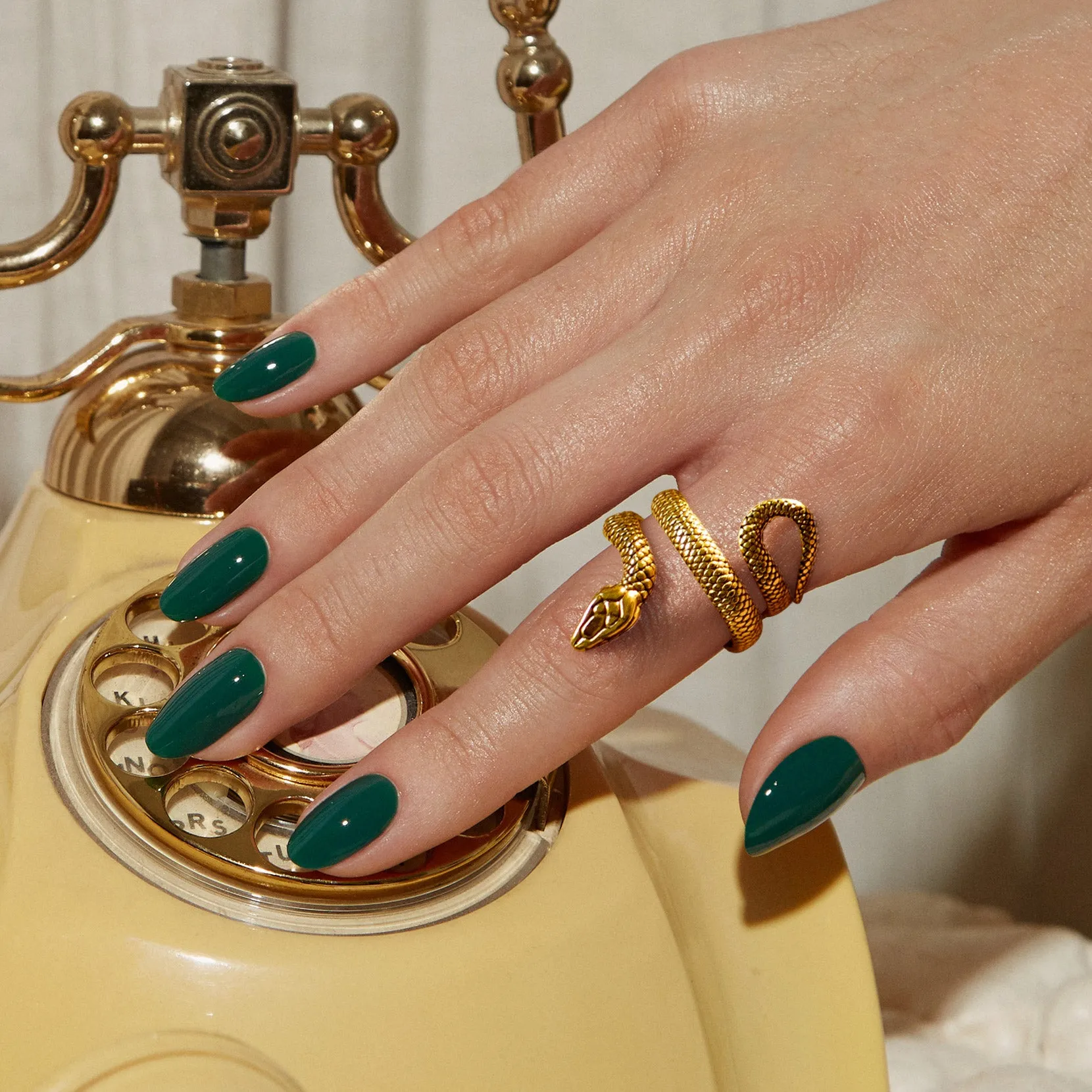 Punk Coiled Snake Stainless Steel Ring for Men Women sold by FaithHeart product image thumbnail 4